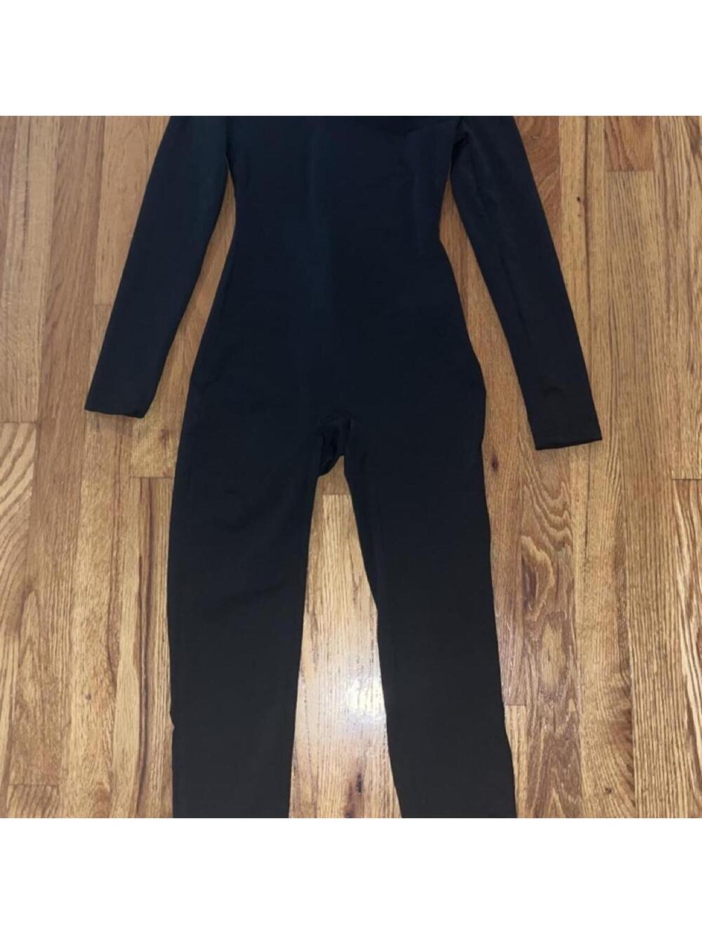 Shein Women's Black and Navy Bodysuit